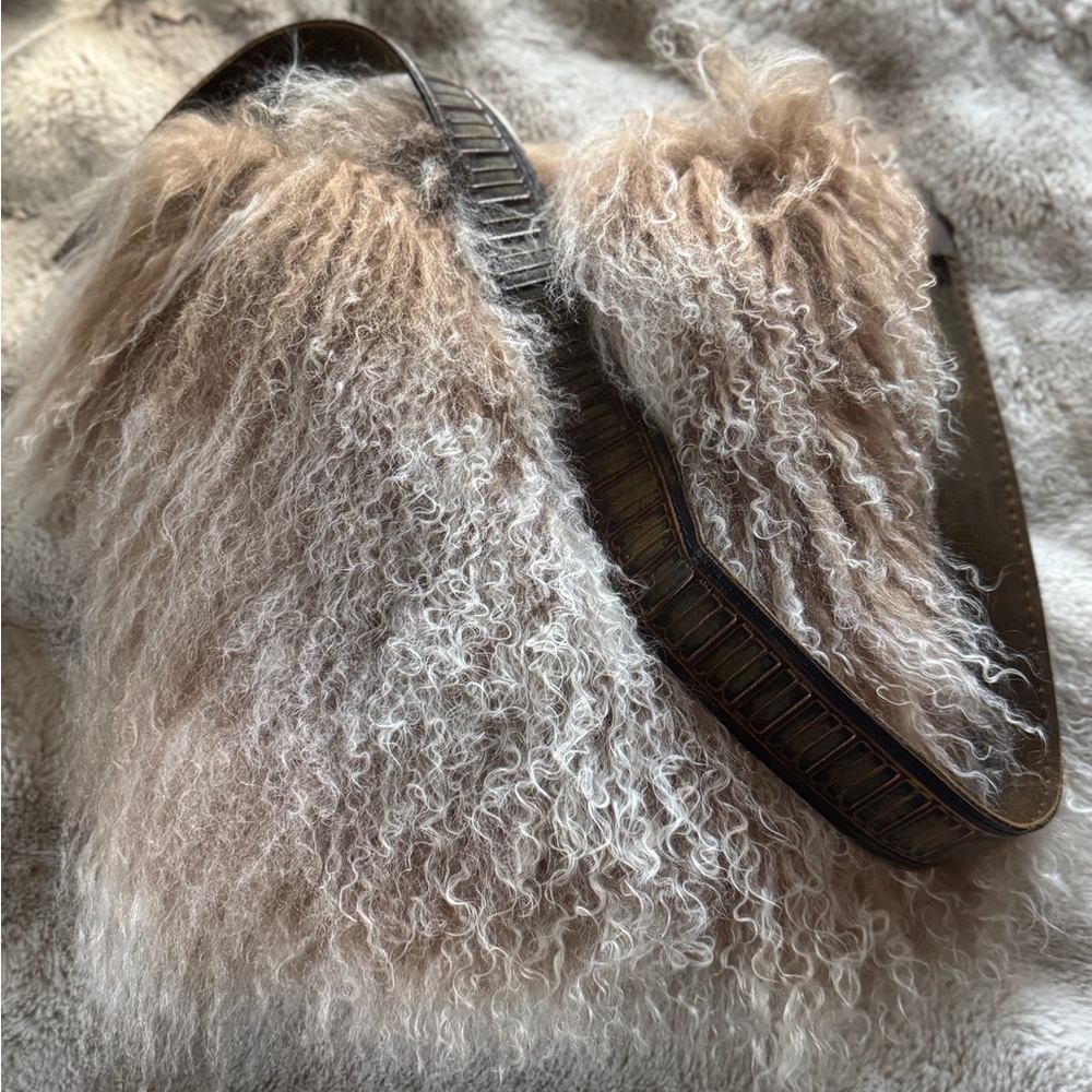 Mongolian alpaca hair handbag made by VJV DESIGNS